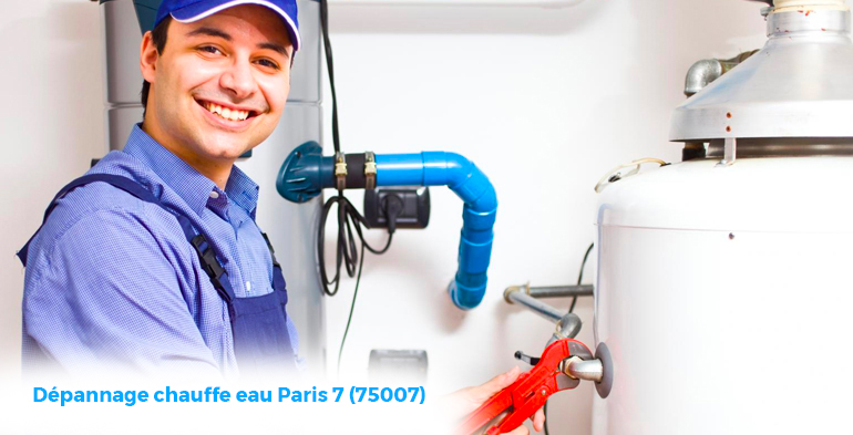 depannage chauffe eau Paris 7 (75007)